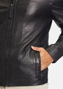 Vêtement en cuir Vestes & Trois Quart cuir noir