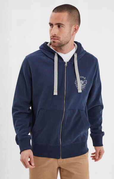 Vêtement en cuir Veste, parka & doudoune textile bleu