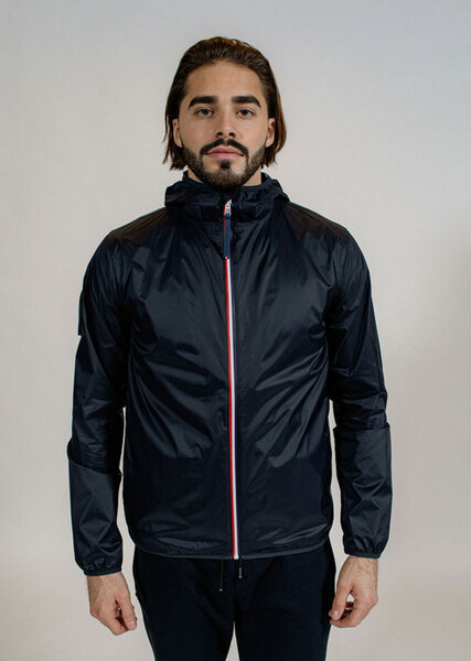 Vêtement en cuir Blousons textile bleu