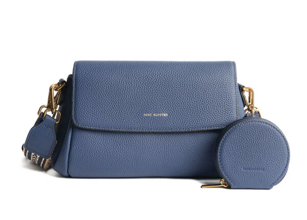 Vêtement en cuir Maroquinerie femme bleu