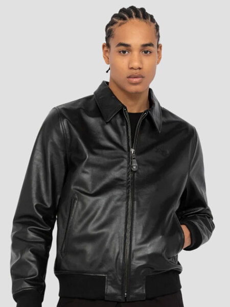 Vêtement en cuir Blousons cuir noir