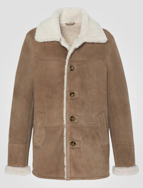 Vêtement en cuir Vestes & Trois Quart cuir camel