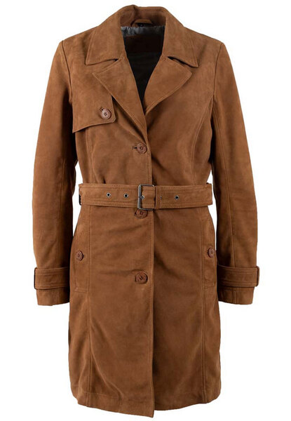 Vêtement en cuir Manteaux cuir cognac