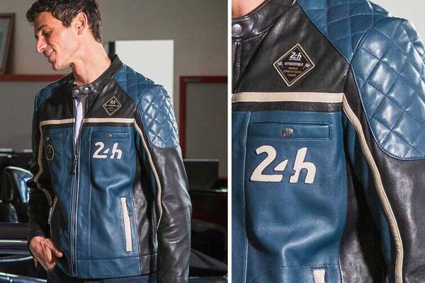 Vêtement en cuir Blousons cuir noir, bleu