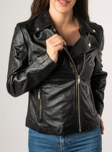 Vêtement en cuir Blousons cuir noir