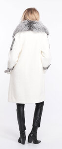 Vêtement en cuir Manteaux cuir blanc