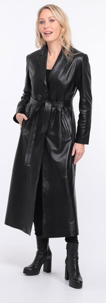 Manteau cuir femme noir jodie (19)