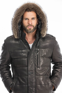 manteau cuir homme noir benji style doudoune (10)