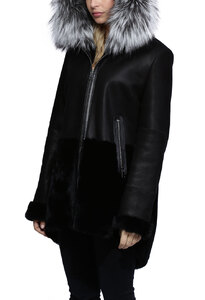 manteau mouton femme noir cosmo (1)
