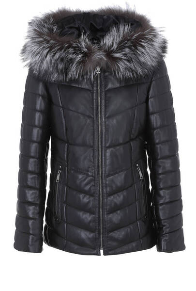 Vêtement en cuir Vestes cuir noir