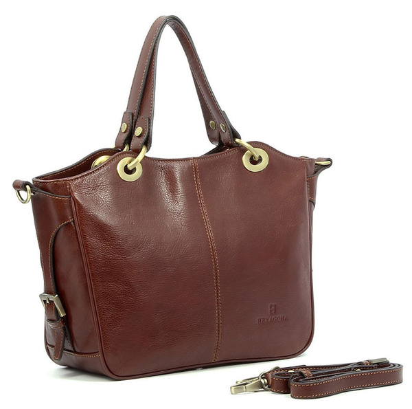 maroquinerie femme sac cuir 114577 marron biais