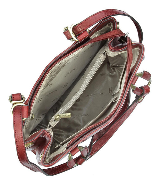 maroquinerie femme sac cuir 114952 carmin doublure