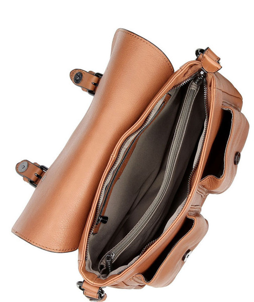 maroquinerie femme sac cuir 415366 terre doublure