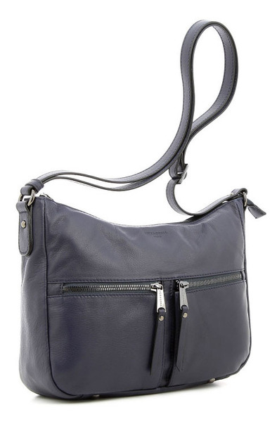 maroquinerie femme sac cuir 415368 bleu nuit biais