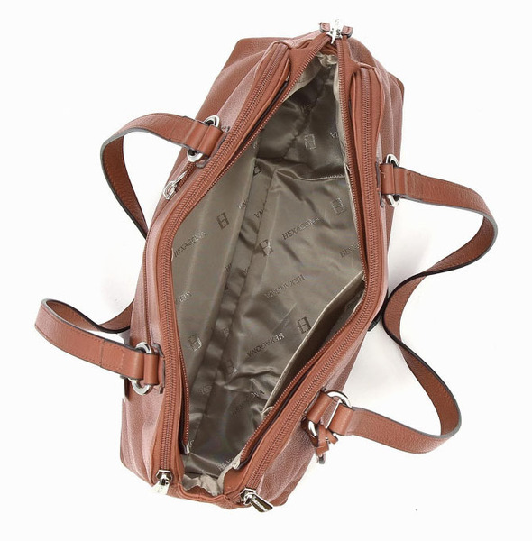 maroquinerie femme sac cuir 463453 cognac doublure