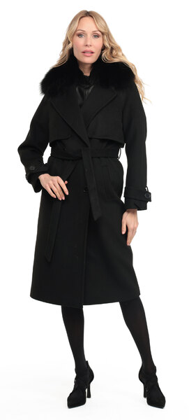 Vêtement en cuir Manteaux cuir noir