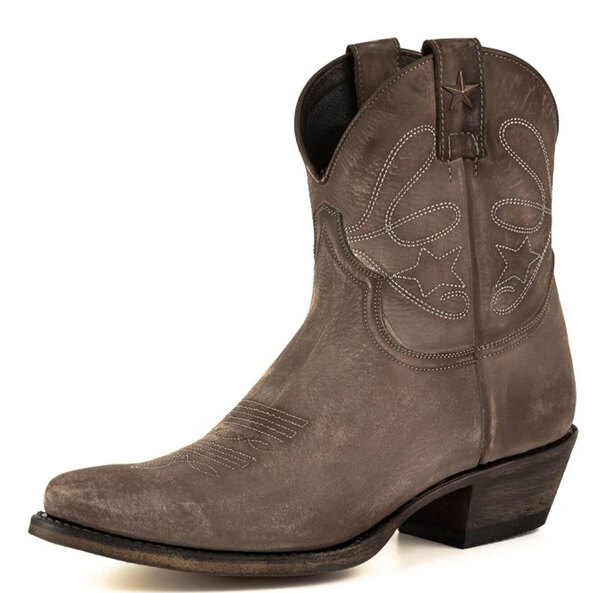 Vêtement en cuir Santiags femme marron