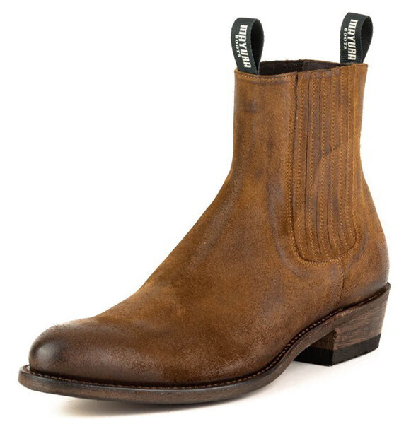 Vêtement en cuir Santiags homme marron