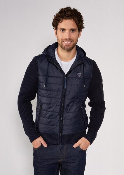 Vêtement en cuir Blousons textile bleu