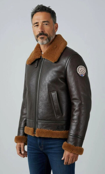 Vêtement en cuir Blousons cuir marron