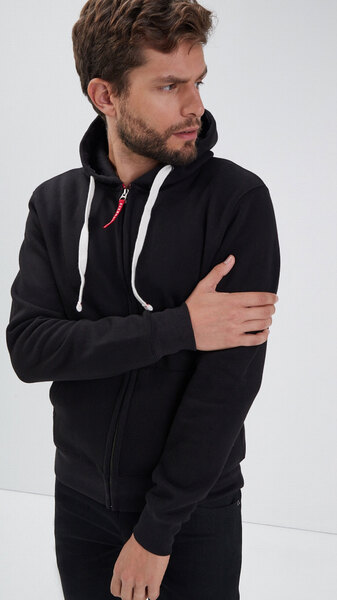 Vêtement en cuir Veste, parka & doudoune textile noir