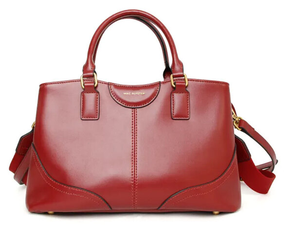 Vêtement en cuir Maroquinerie femme rouge