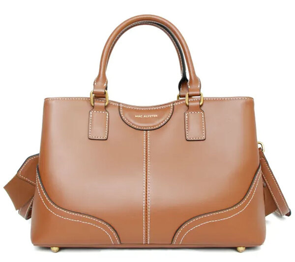 Vêtement en cuir Maroquinerie femme cognac