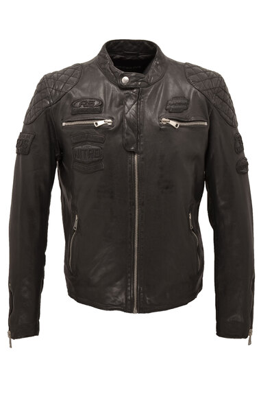 Vêtement en cuir Blousons cuir noir