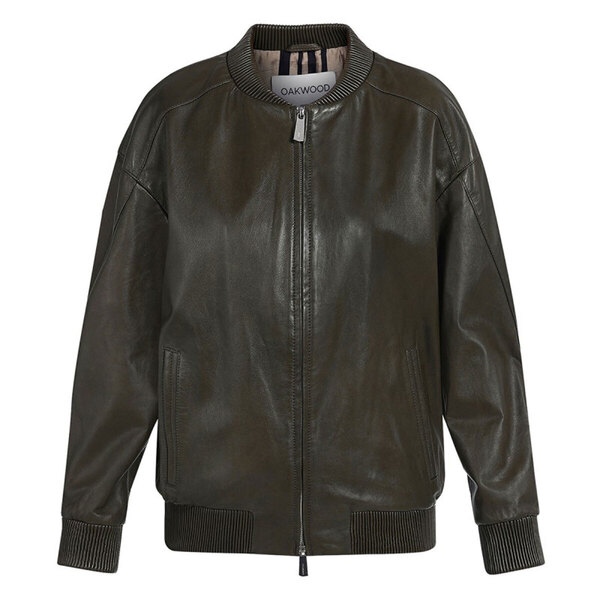 Vêtement en cuir Blousons cuir kaki