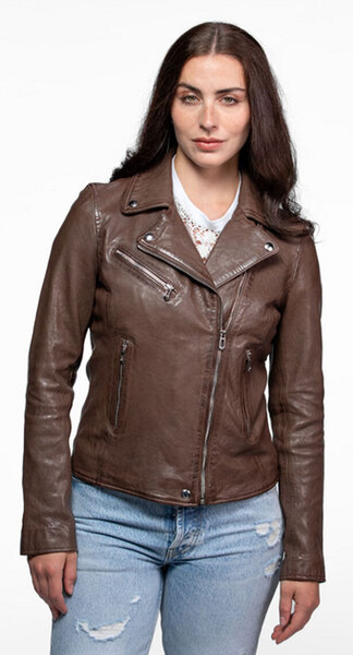 Vêtement en cuir Blousons cuir marron