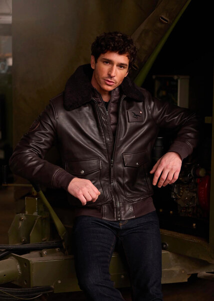 Vêtement en cuir Blousons cuir marron