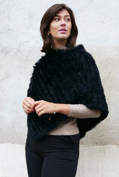 Vêtement en cuir Gilets cuir & fourrure  noir