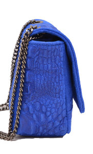 Vêtement en cuir Maroquinerie femme bleu