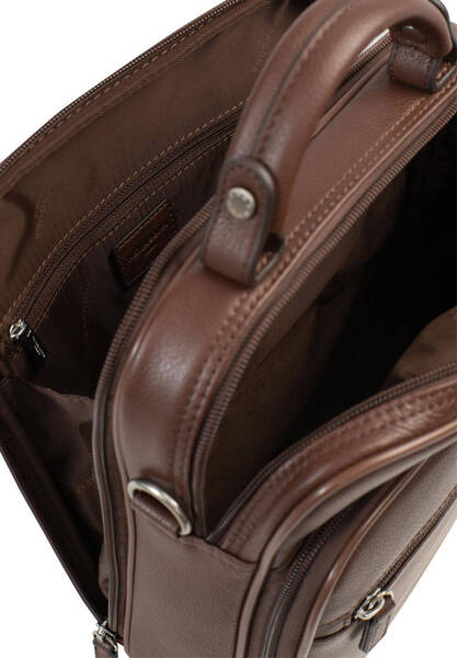 sacoche cuir chocolat hexgona 461831 (5)