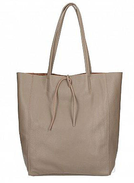 Vêtement en cuir Maroquinerie femme taupe, gris