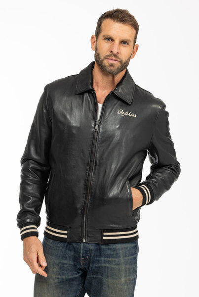 Vêtement en cuir Les bonnes affaires Homme noir