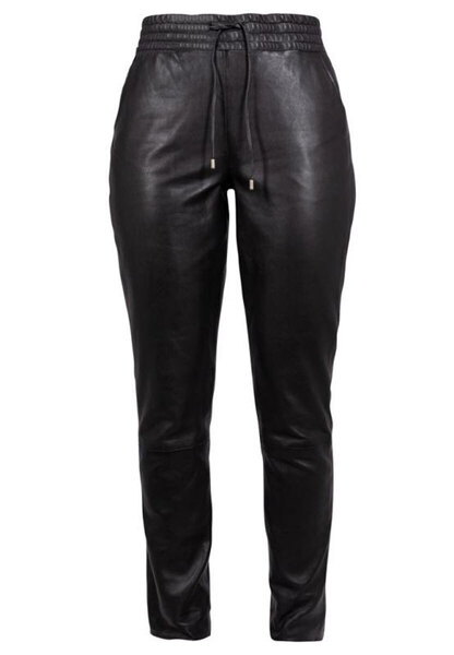 Vêtement en cuir Pantalon cuir noir