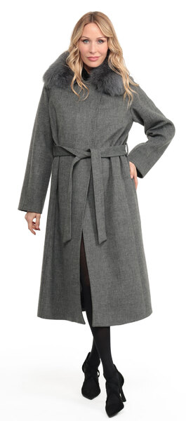 Vêtement en cuir Manteaux cuir gris