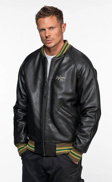 Vêtement en cuir Blousons cuir noir