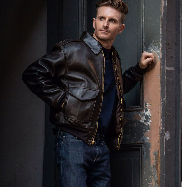 Vêtement en cuir Blousons cuir marron