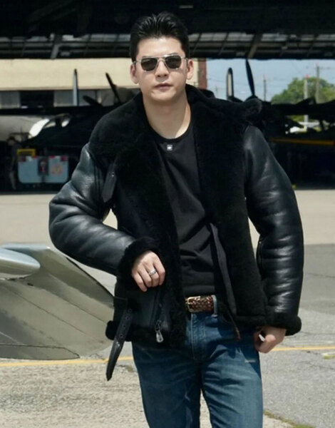 Vêtement en cuir Blousons cuir noir