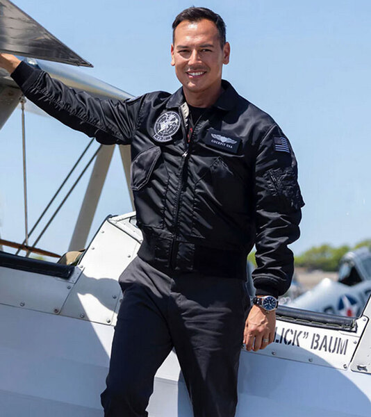 Vêtement en cuir Blousons textile noir