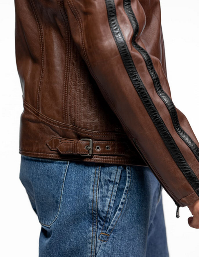 Vêtement en cuir Blousons cuir marron