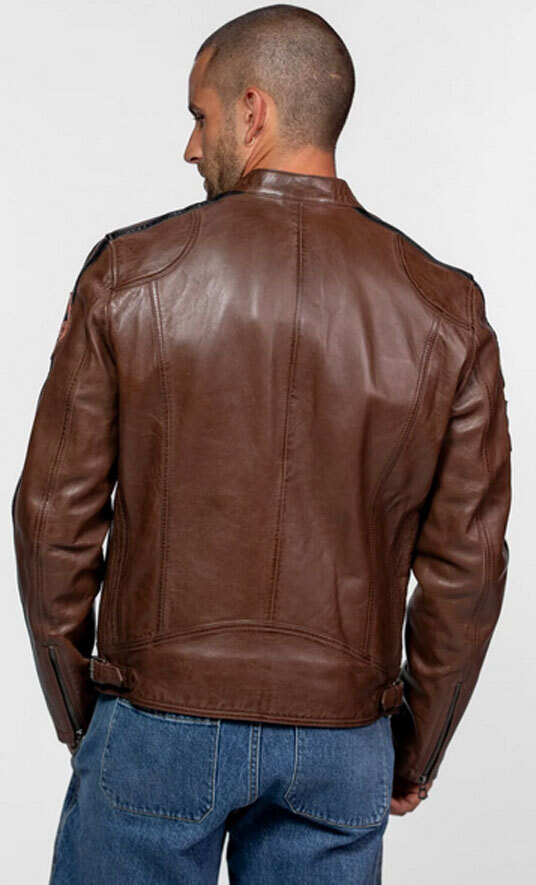 Vêtement en cuir Blousons cuir marron