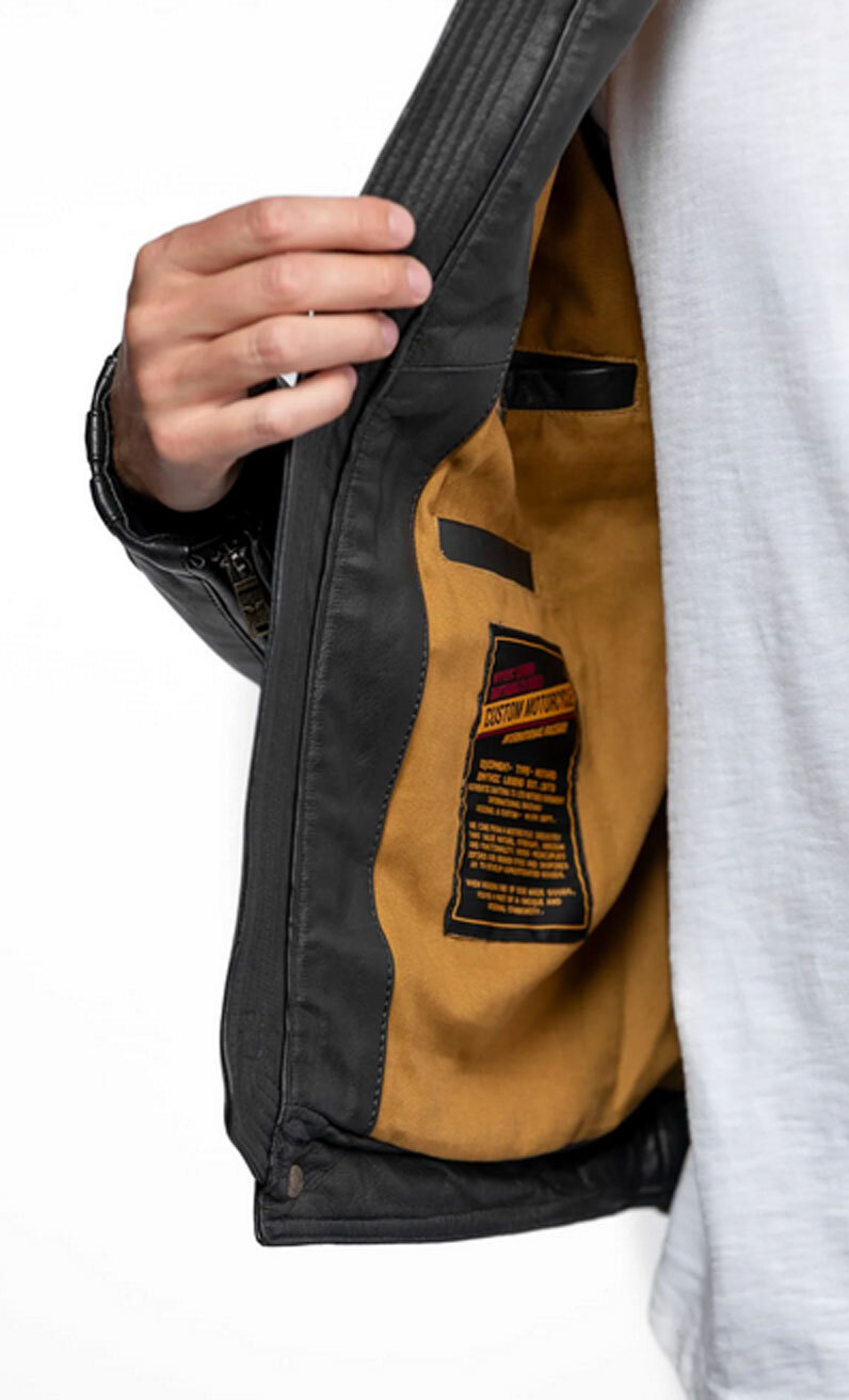 Vêtement en cuir Blousons cuir noir