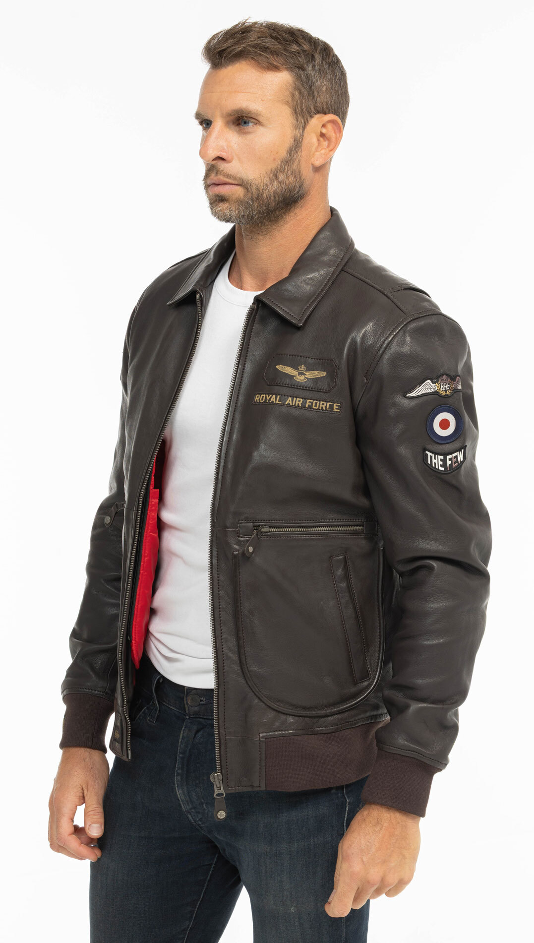 Vêtement en cuir Blousons cuir marron