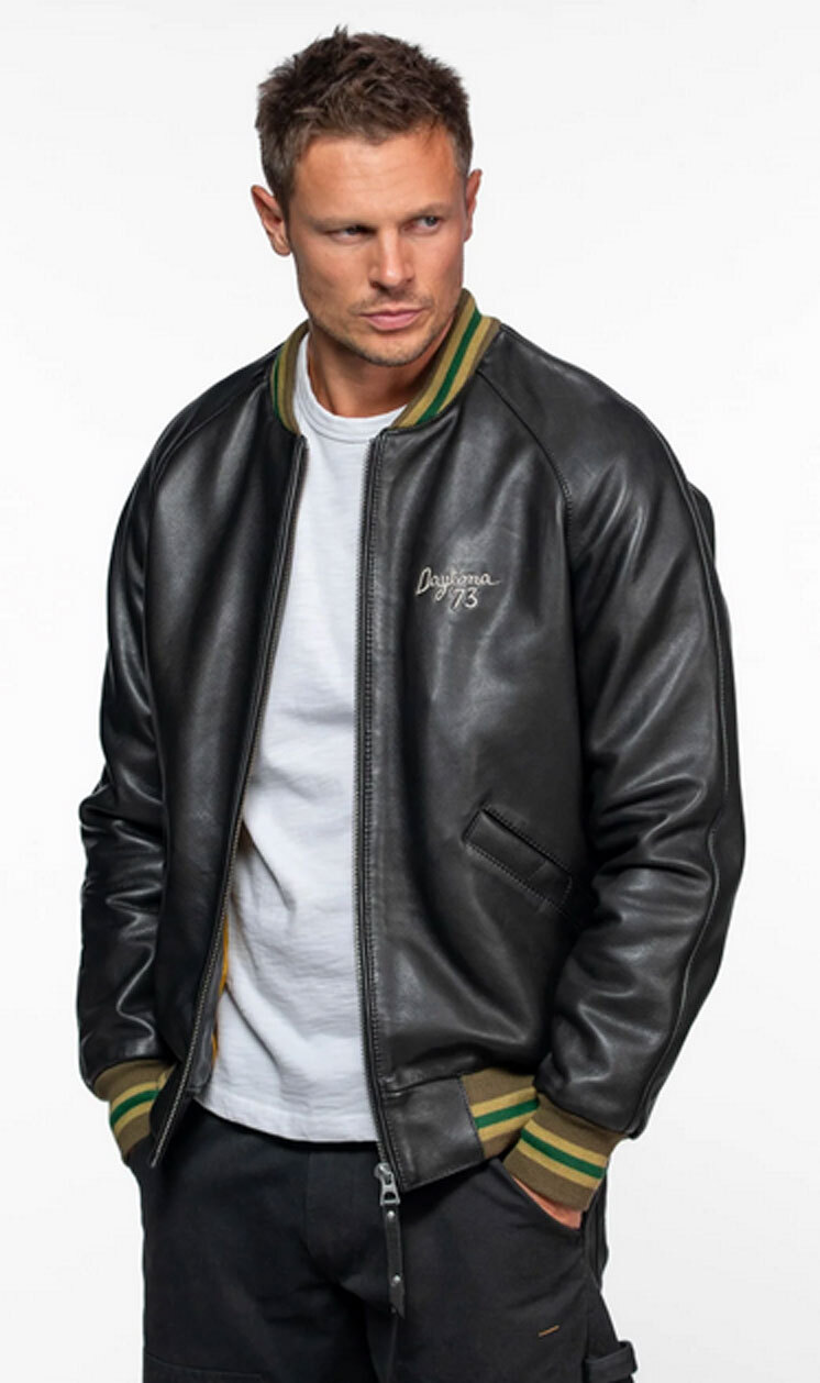 Vêtement en cuir Blousons cuir noir