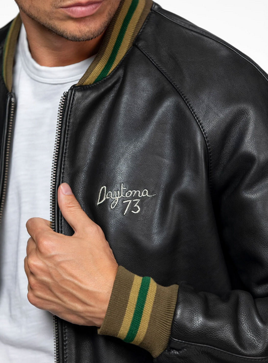 Vêtement en cuir Blousons cuir noir