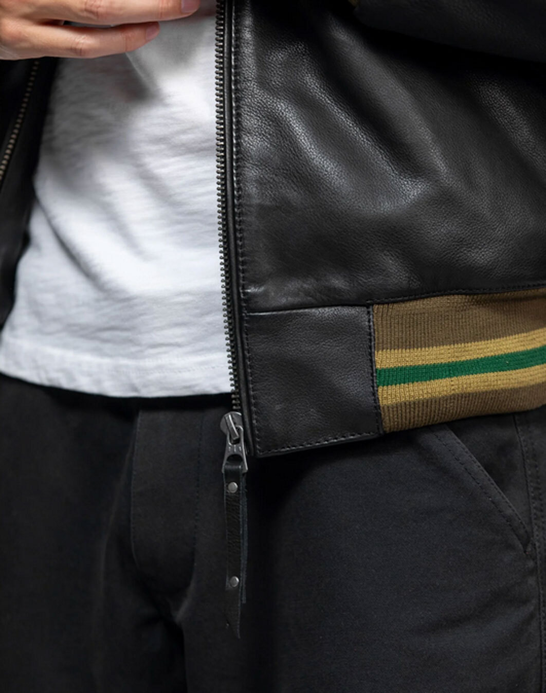 Vêtement en cuir Blousons cuir noir