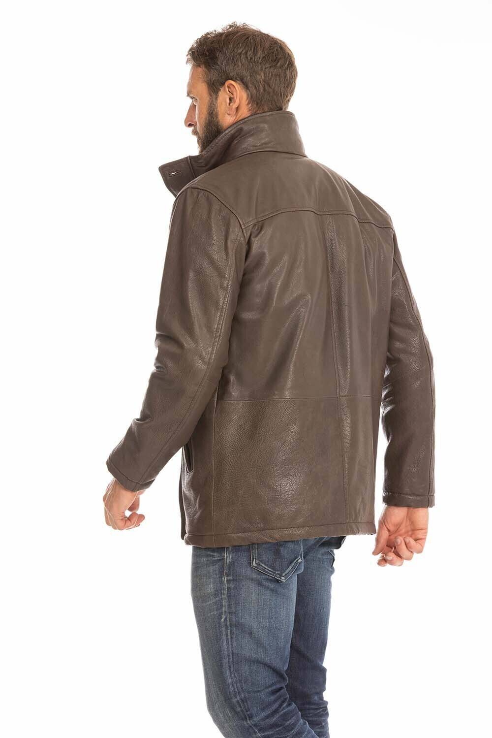 Vêtement en cuir Vestes & Trois Quart cuir marron